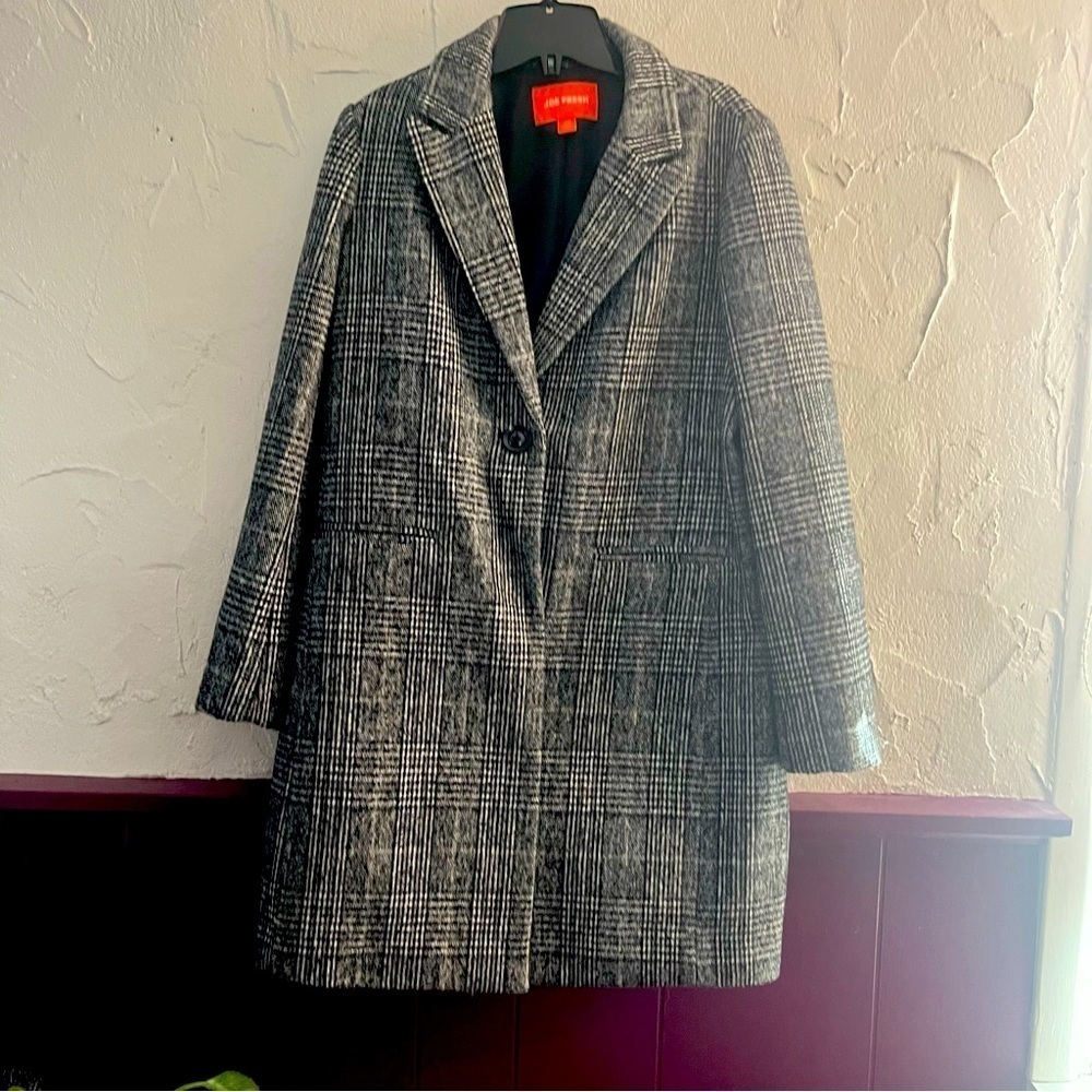 Joe Fresh Fully Lined Tweed Coat Size Small